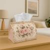 1pc Retro Victorian Floral Tissue Box Holder - Rose Frame Style, Party Tissue Box, Versatile for Kitchen & Dining, Coffee Table, And Dining Table, Stu