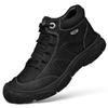 Men's Winter Cowhide Martin Boots with Thick Soles and Plus Velvet Lining for Snow and Outdoor Mountaineering