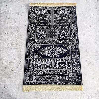 Plush Crystal Velvet Embossed Carpet for Living Room or Prayer Space