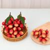 Litchi Artificiale Simulato Plastica Modello di Frutta Realistico Aspetto Realistico Simulazione Grappolo di Frutta