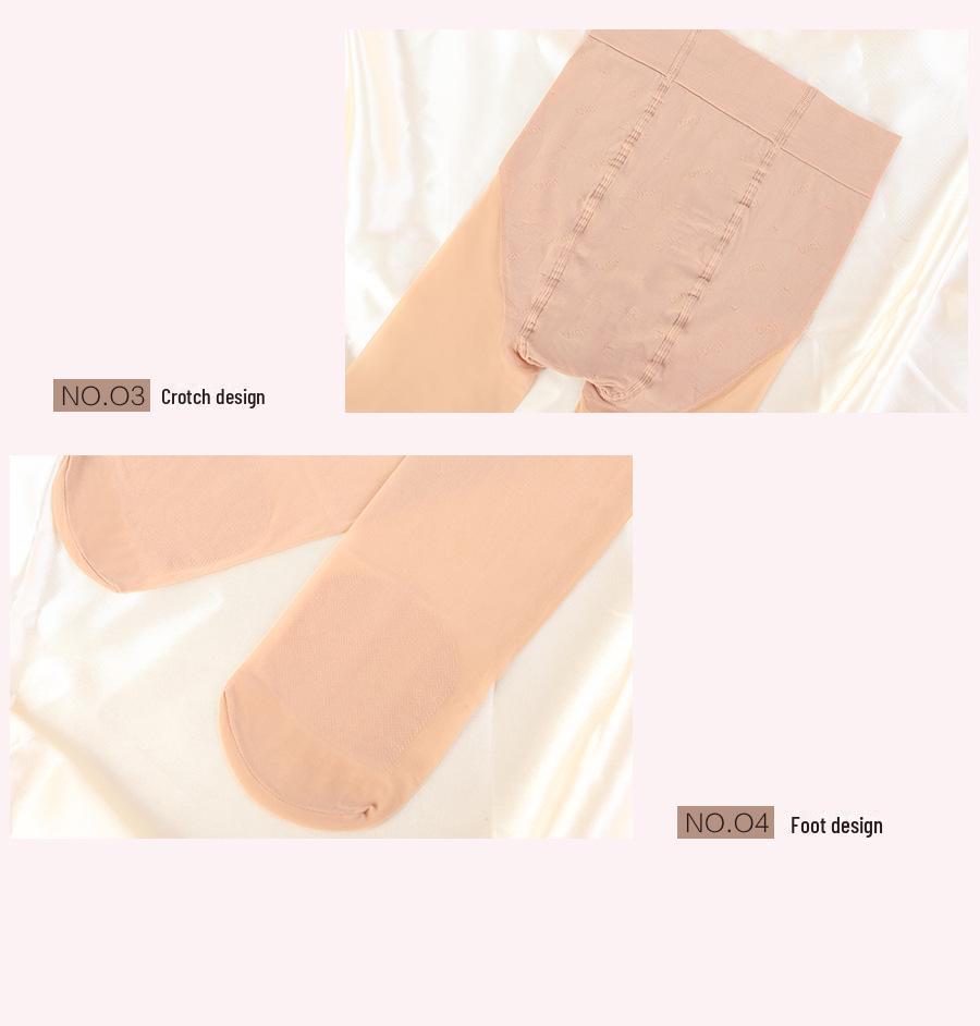 Manzi Non-slip, Sweat-absorbing Mask Socks and Anti-snag, Crotch-enhancing Large-size Pantyhose with Leg-cutting Protection.