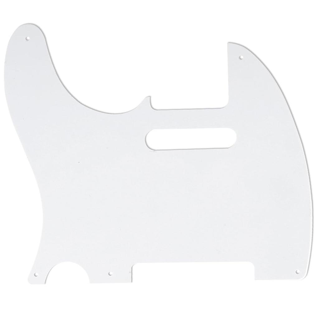 Musiclily Pro Telecaster Made In for Fender Japan Tele Electric 1 5-hole Pickguard, Japan, Guitars, Piece, White.