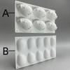 Molde de Silicona para Mousse de Mango y Panna Cotta - 6/10 Cavidades, Resistente a Altas Temperaturas, Perfecto para Helados y Repostería