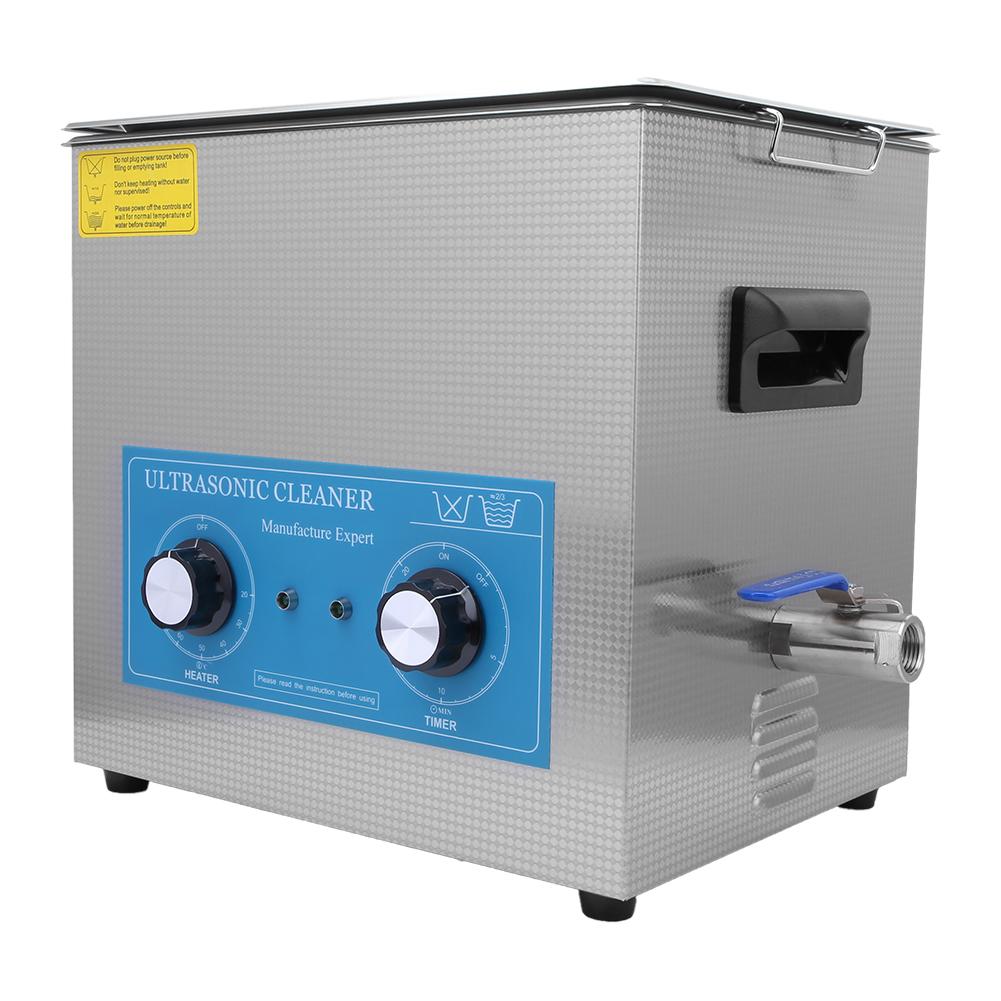 820HT 22L Ultrazvukový čistič Mechanické časování Vytápění Ultrazvukový čisticí stroj US zástrčka 100 127V