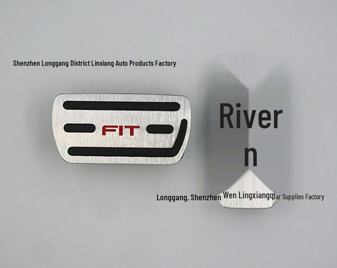 Applicable for 4th-Gen FIT: New Fit Aluminum Alloy Accelerator & Brake Pedals
