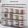 Modern Brown PET 2-Tier 9-Compartment Cup Organizer