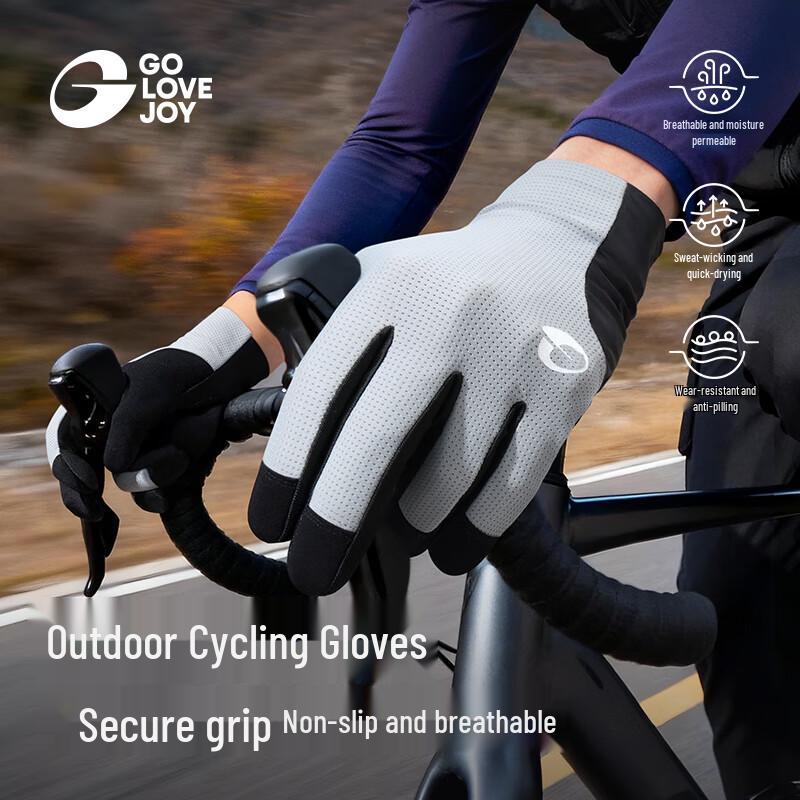 GOLOVEJOY Breathable Touchscreen Cycling Gloves L