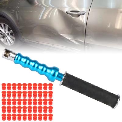 Martello di trazione per riparazione ammaccature auto Kit di strumenti per riparazione ammaccature carrozzeria auto con 50 linguette di trazione per rimozione ammaccature grandine per auto Accessori per auto Martello di trazione