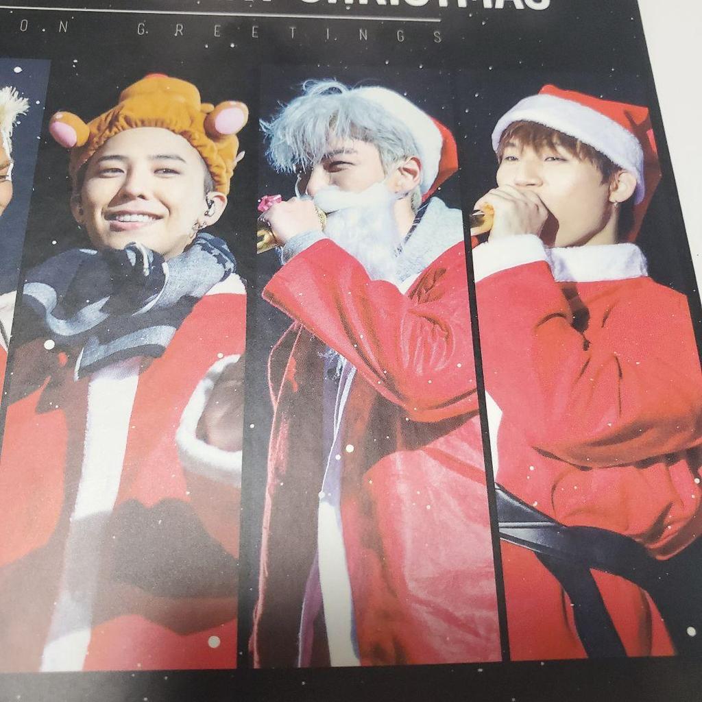 [USED] BIGBANG VIP JAPAN Membership Benefits Christmas Card