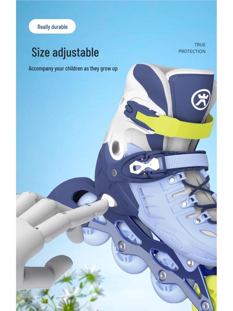 Children's Roller and Ice Skates - Ages 6-12, Beginner to Pro, Boys & Girls Inline Skates
