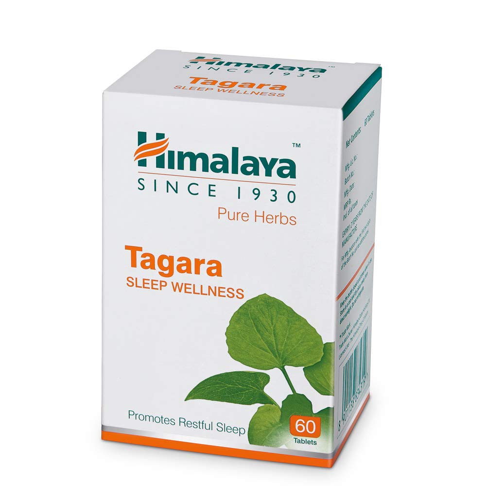 Himalaya Tablety Tagara Sleep Wellness | Podporují klidný spánek | Zklidňují mysl a snižují stres | Přírodní podpora pro kvalitu spánku | 60 tablet