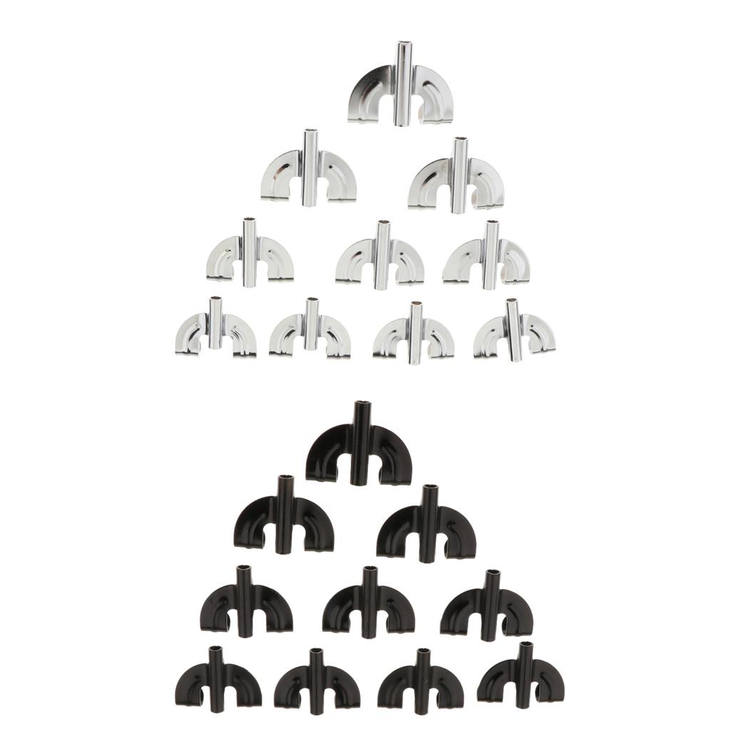 10x Metall Bass Drum Spannhaken für Bass Drum Teile Zubehör