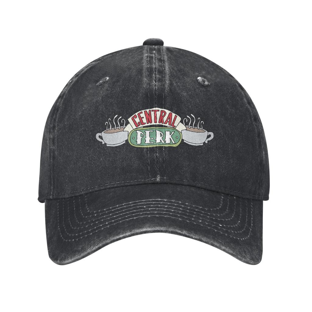 Central Perk Friends TV Show Unisex Women Baseball Cap Distressed Denim Caps Hat Casual Outdoor Activities Adjustable Headwear