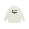 MLB Academy Style Los Angeles Dodgers SS25 Simple Solid Color Versatile Comfortable Casual Fashion Long Sleeve Shirt Unisex Shirts 3ADRV0151-07CRS
