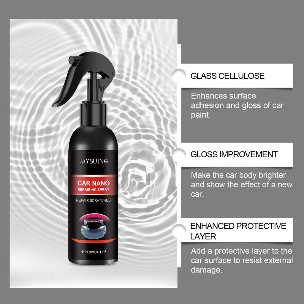 Jaysuing Auto Lackversiegelungsspray Autopflege Politur Staubdicht Antifouling Flüssigglas Glasur Versiegelungsmittel