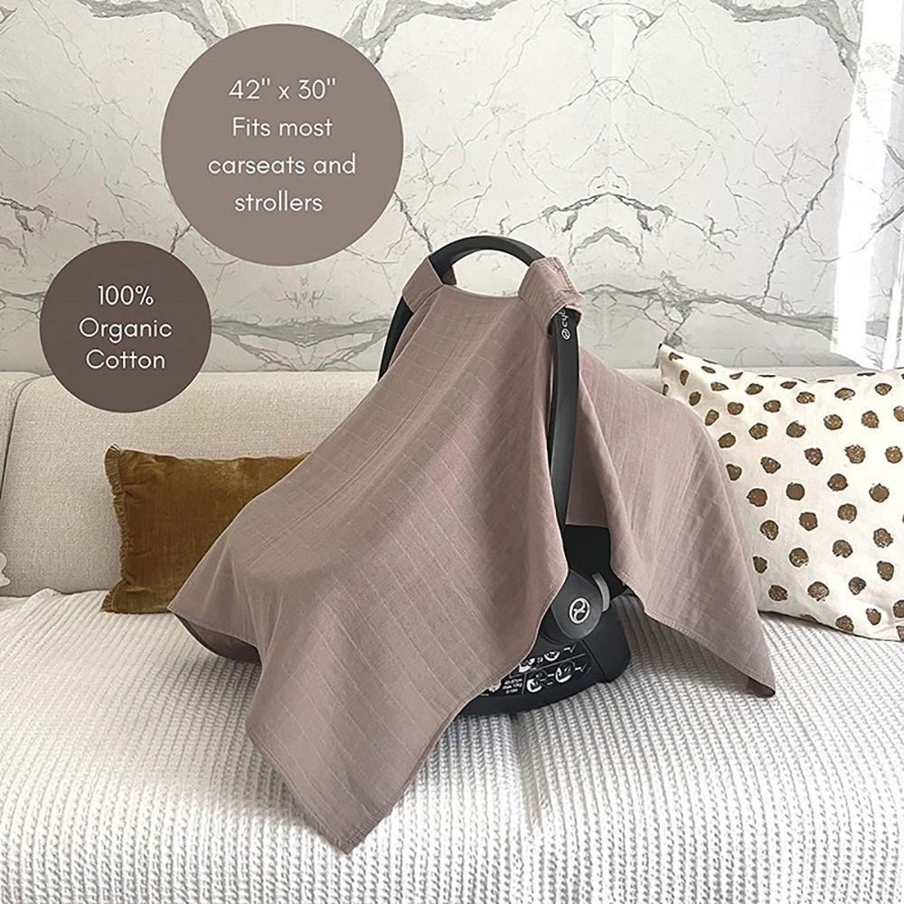 Breathable Canopy Cover Lightweight Baby Canopy Covers Replacement Breastfeeding Covers