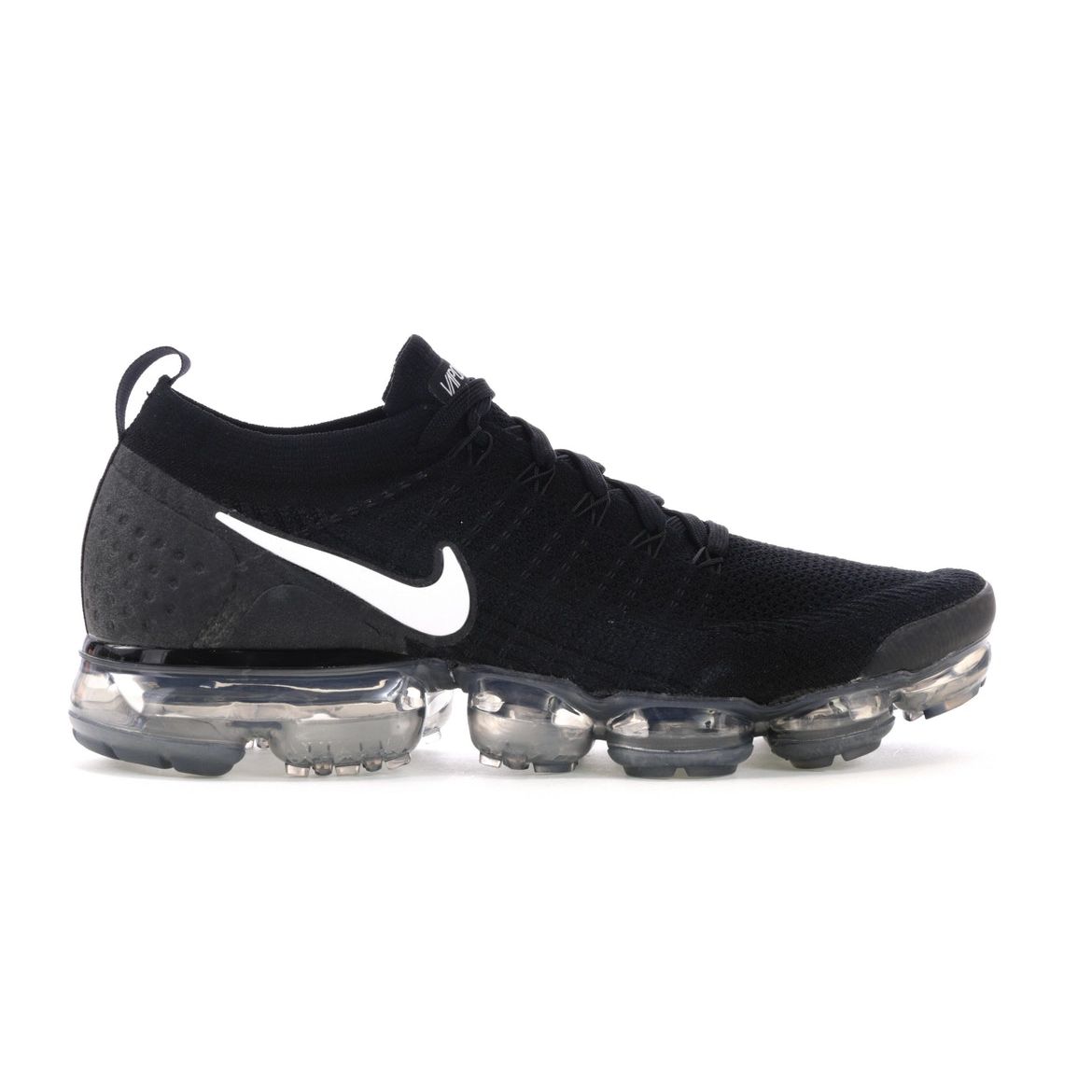

Мужские кроссовки Nike Air VaporMax Flyknit 2 черные белые темно-серые 942842-001