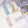 5 Pcs/Set Flower Pattern Annotated Bookmarks  for Reading, Annotation, and Gift