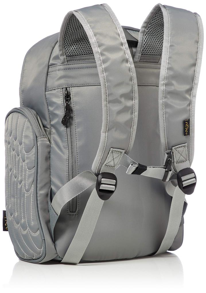 MORN CREATIONS Barn Owl Backpack M Size Gray