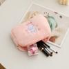 Ins Plush Makeup Bag Women Cosmetic Organizer Bags Cute Bear Travel Wash Bag Girl's Large Capacity Pencil Case Stationery Pouch