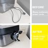 Cord Holder Self Adhesive Keeper Storage Organizer Cute Shaped Wire Management Fixing Wrapper Household for Mixer Air Fryer
