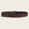 Elegant Waist Band Retro Punk Waistband PU Leather Belt Waist Ornament for Fashion Forward Individual Essential