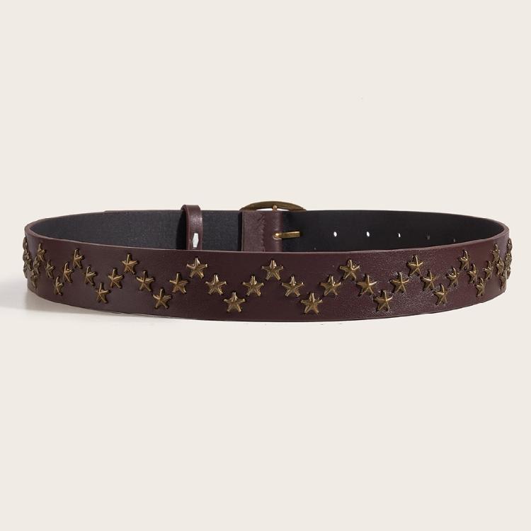 Elegant Waist Band Retro Punk Waistband PU Leather Belt Waist Ornament for Fashion Forward Individual Essential
