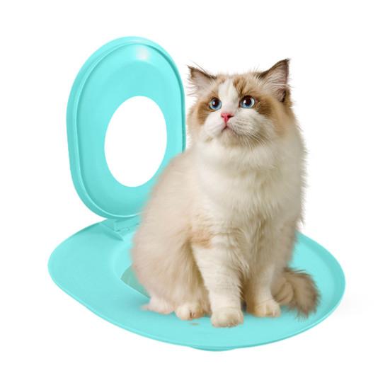 Cat Toilet Trainer Kit Universal Urinal Seat Potty Cat Toilet Training System Reusable Cat Toilet Training Seat Tool for Pet Cleaning