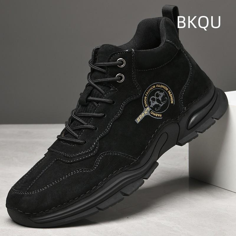 

Повседневная мужская обувь, износостойкая модная дышащая удобная уличная прогулочная обувь на платформе с круглым носком, весенне-осенняя основная обувь