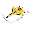 Avión RC No Tóxico Fx-620 Su-35 Control Remoto 2.4G Avión de Combate con Control Remoto Avión de Hobby Avión Planeador Juguetes de Espuma Epp Avión RC Regalo para Niños