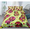 Fruit Pineapple Queen King Duvet Cover 3D Yellow Tropical Fruit Bedding Set Plants Comforter Cover 2/3pcs Polyester Quilt Cover