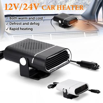 12V/24V Autoheizung 150W Autoheizung 360° Verstellbare Frontscheiben-Entnebelungs- und Enteisungsheizung für Autos/LKWs