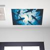 Underwater World Shark Bedroom Living Room Study Ceiling Beautification and Decoration Stickers