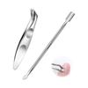 PAVIKE Cuticle Nipper (Set of 2) Cuticle Treatment Cuticle Remover Cuticle Nipper Nail Nipper Cuticle Care Perfect Item for Manicure and Pedicure