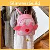 Stylish Heart Backpack For Kids With Angel Wings Lightweight Waterproof Design