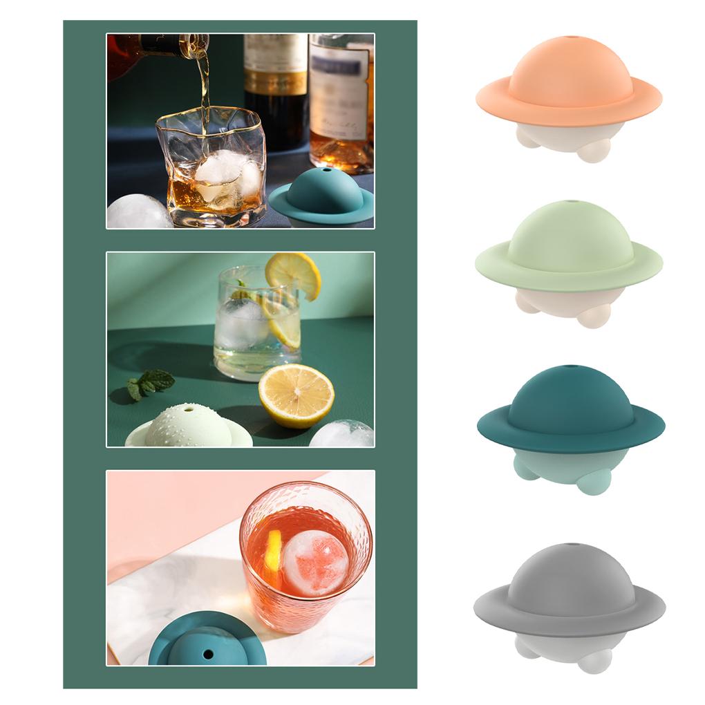 Ice Tray Big Silicone Mold Sphere Ball Maker Whiskey Round Mould DIY