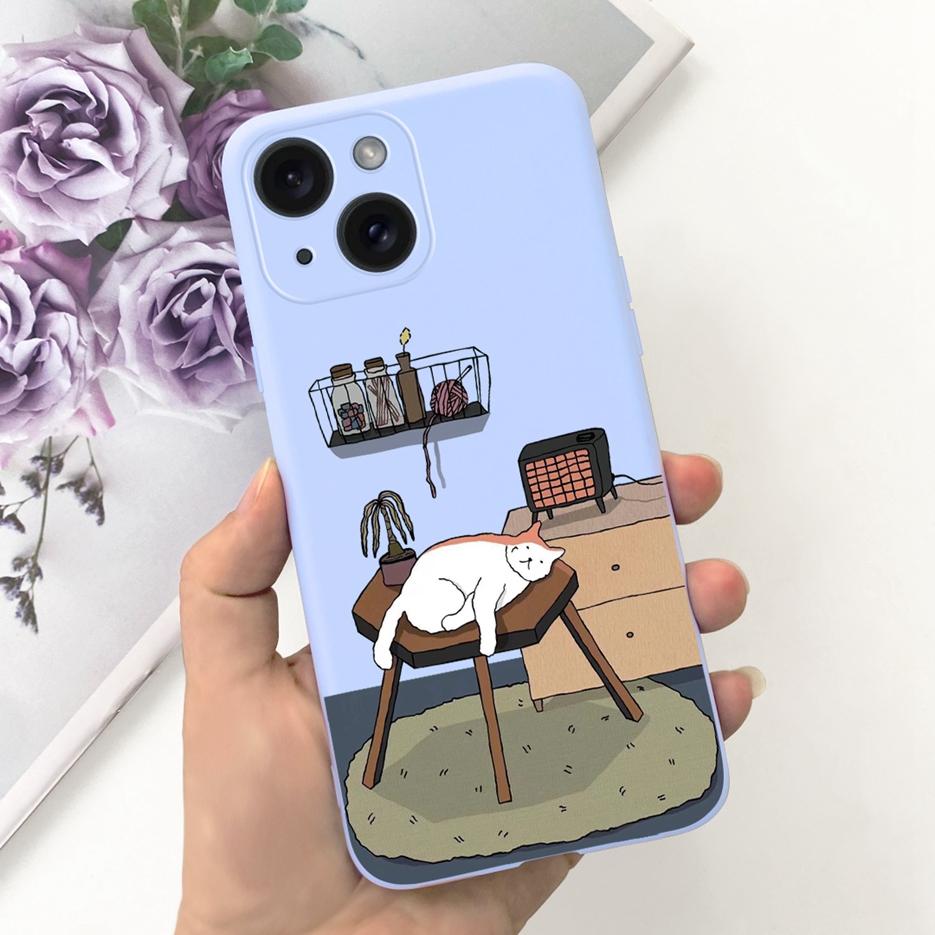 For Apple iPhone 15 Case Stylish Moon Spaceman Cartoon Cover Soft Silicone Phone Case For iPhone 15 Pro Max iPhone15 Plus Bumper