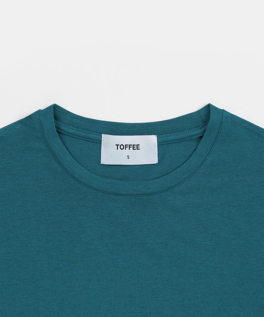 TOFFEE WOMEN W Basic Drape Long Sleeve (Teal Blue)