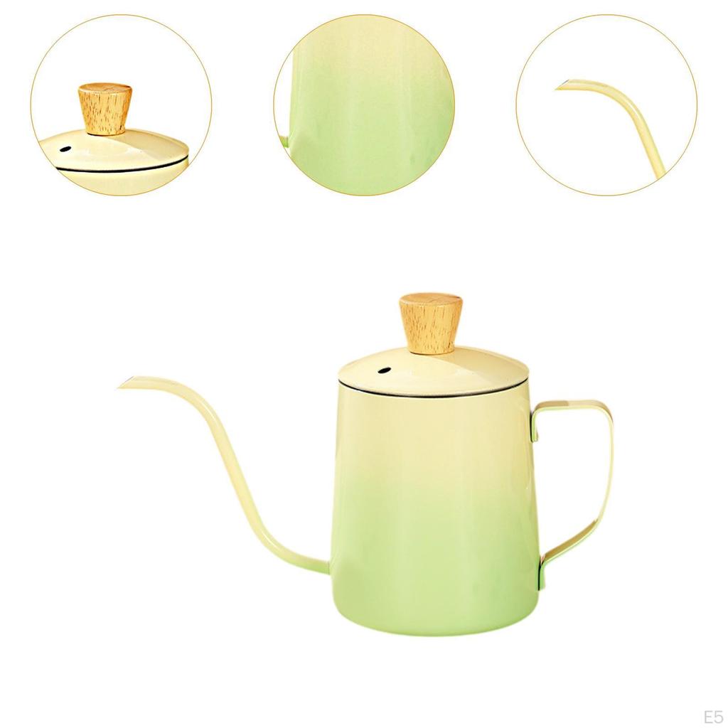 600 Ml Coffee Kettle with Stainless Steel Spout