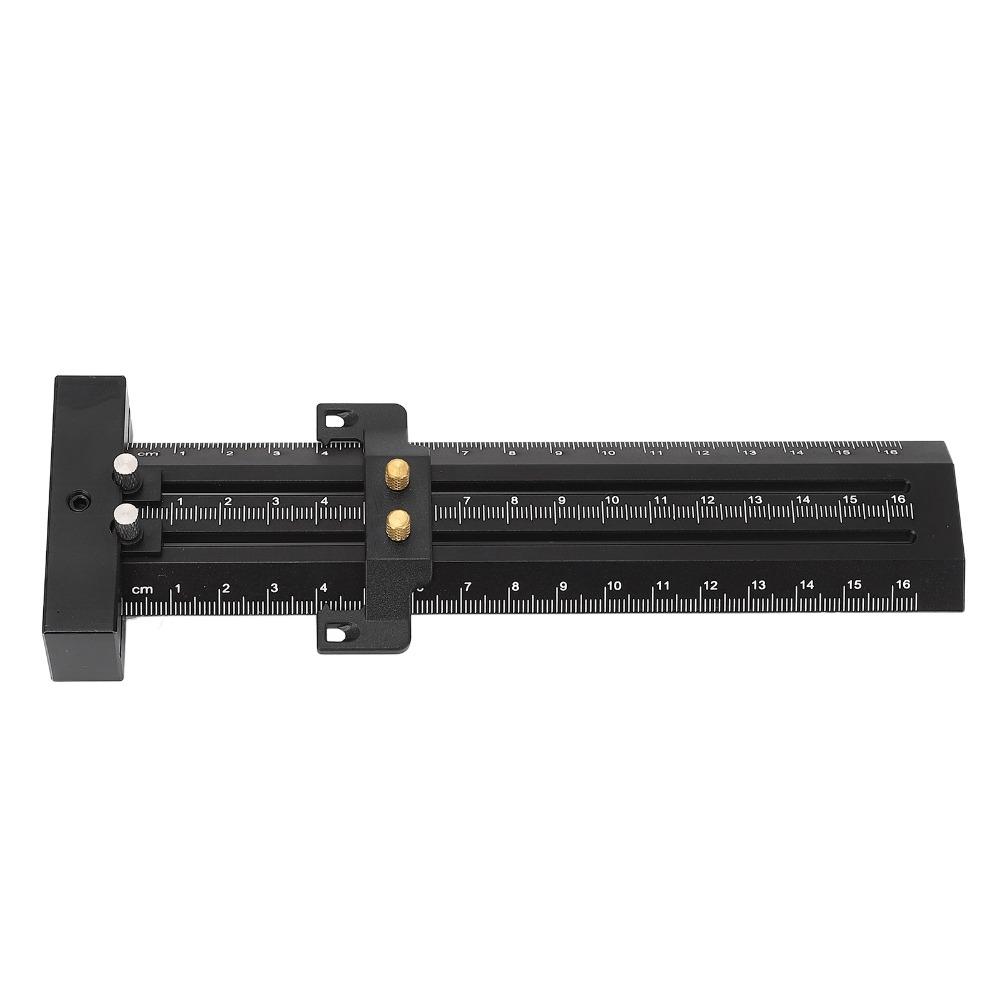 16cm Length Marking Gauge Double Needle Woodworking Scriber Double Line Ruler Woodworking Layout