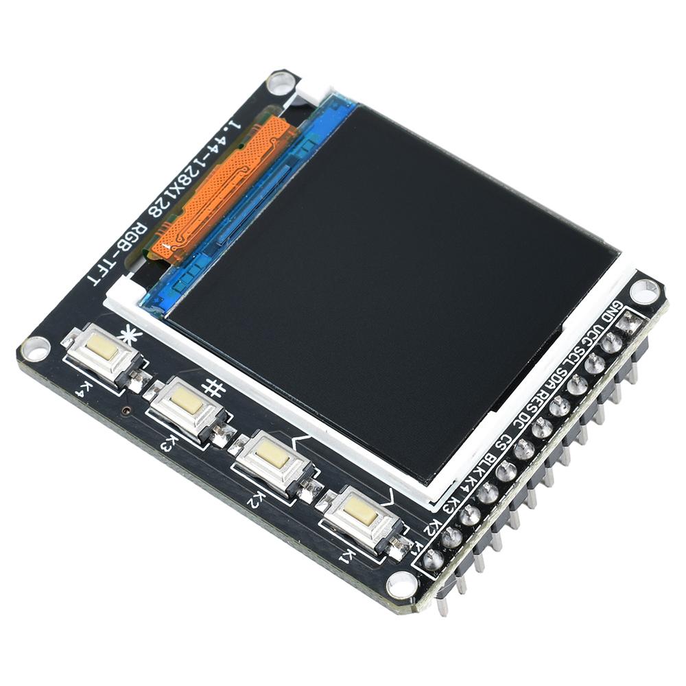 0.96/1.3/1.44/1.8-inch TFT IPS Color Screen LCD Display Module with 4 Buttons ST7735 / ST7789 Driver Interface SPI