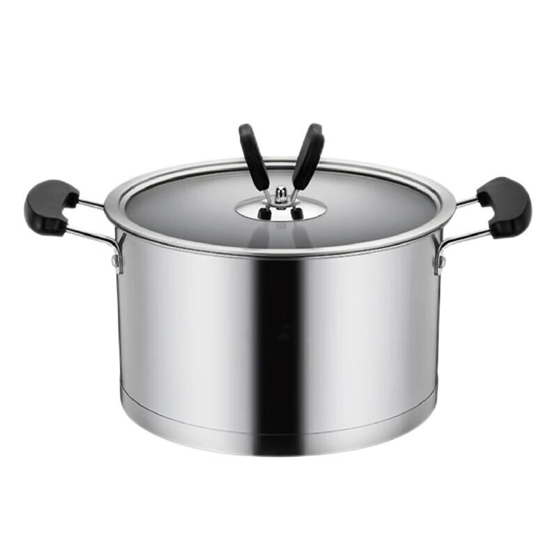 BST-053 22CM Thickened Stainless Steel Soup Pot