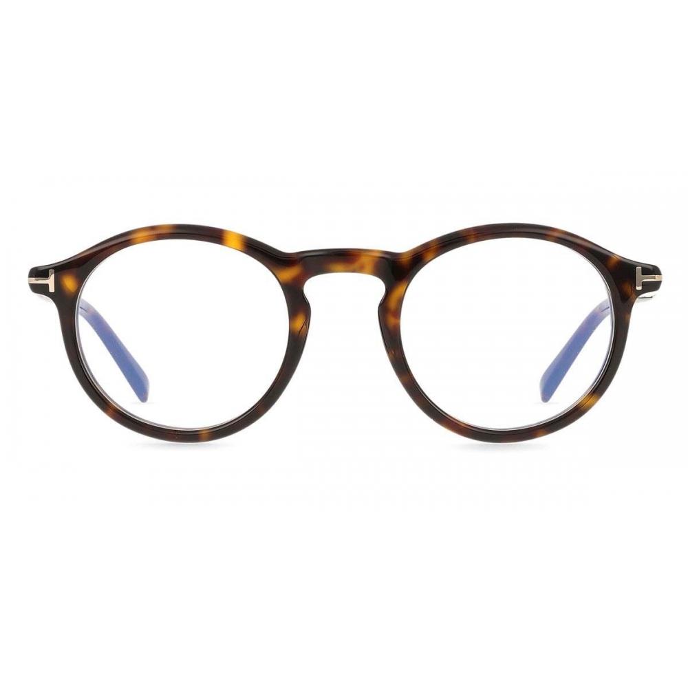 

Tom Ford Men Blue Light Block Eyeglasses Ft5979 B 052 Dark Tortoise/49-23-140