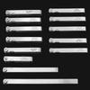 Feelers Gauges Set Stainless Steel Metric and Standard Thickness Gauges Tapered Feelers Gauges Measuring Tool