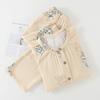 Cotton Double-layer Gauze Pajamas Women's Spring and Autumn Thin Round Neck Long-sleeved Loose Loungewear Set