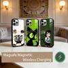 XiaoHei-Luo Cat Printed Phone Case For iPhone17,16,15,14,13,12,11 Plus,Pro Max Magnetic For Magsafe Wireless Charging