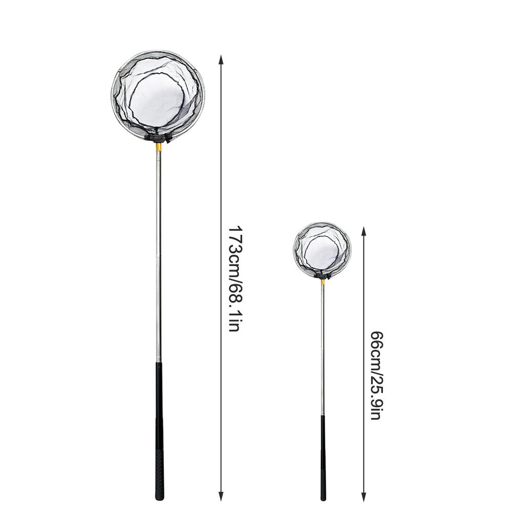 Stainless Steel Dip Net Butterfly Fishing Nets Pocket Fish Dip Net Poles Fishing Telescopic Pole Net Head Fishing Gear Supply