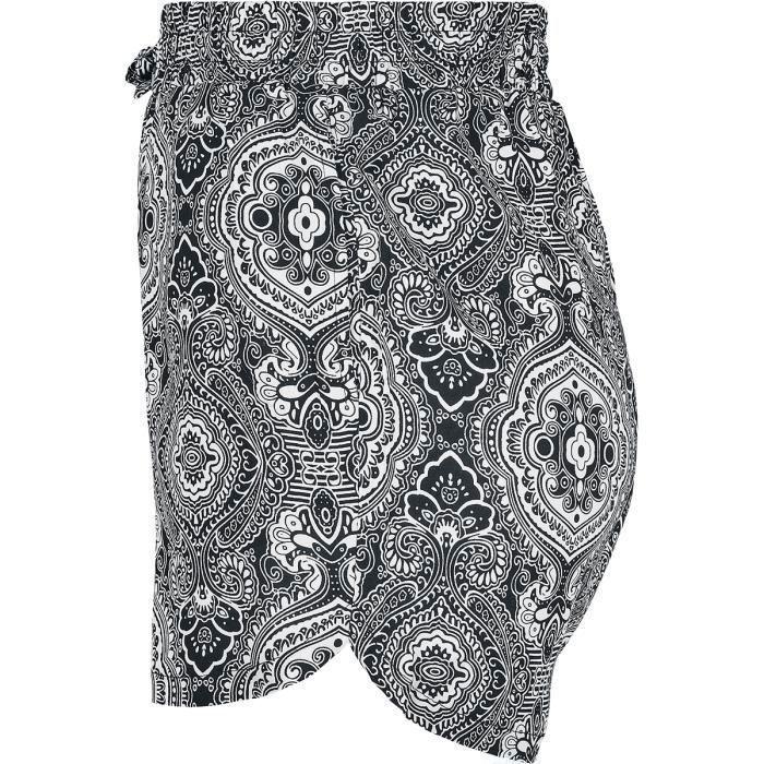Women's Top - Urban Classics - Resort Viscose AOP - Black/white - 100% Viscose - Sexy
