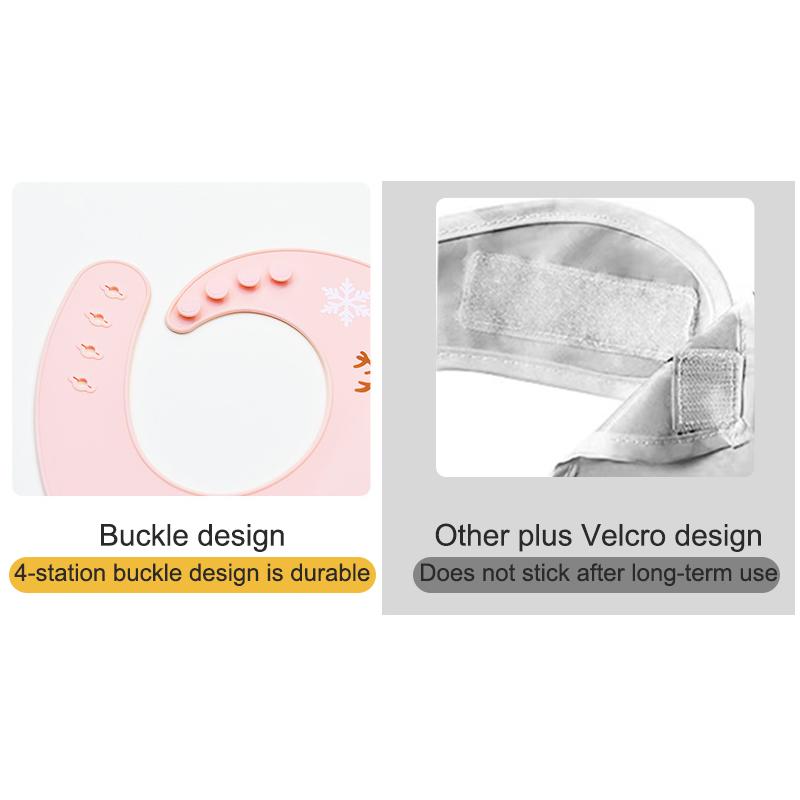 

Силиконовые мягкие регулируемые водонепроницаемые нагрудники для кормления для младенцев и малышей