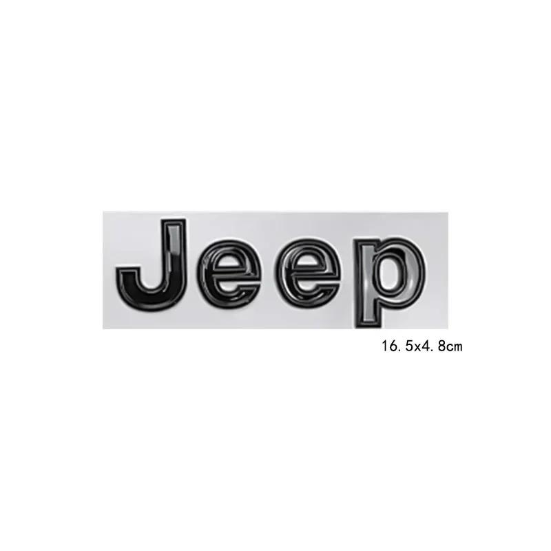 16.5cm Car Side Body Trunk Sticker Badge for Jeep Logo Wrangler Grand Cherokee Compass Renegade Patriot Rubicon Liberty JK XJ
